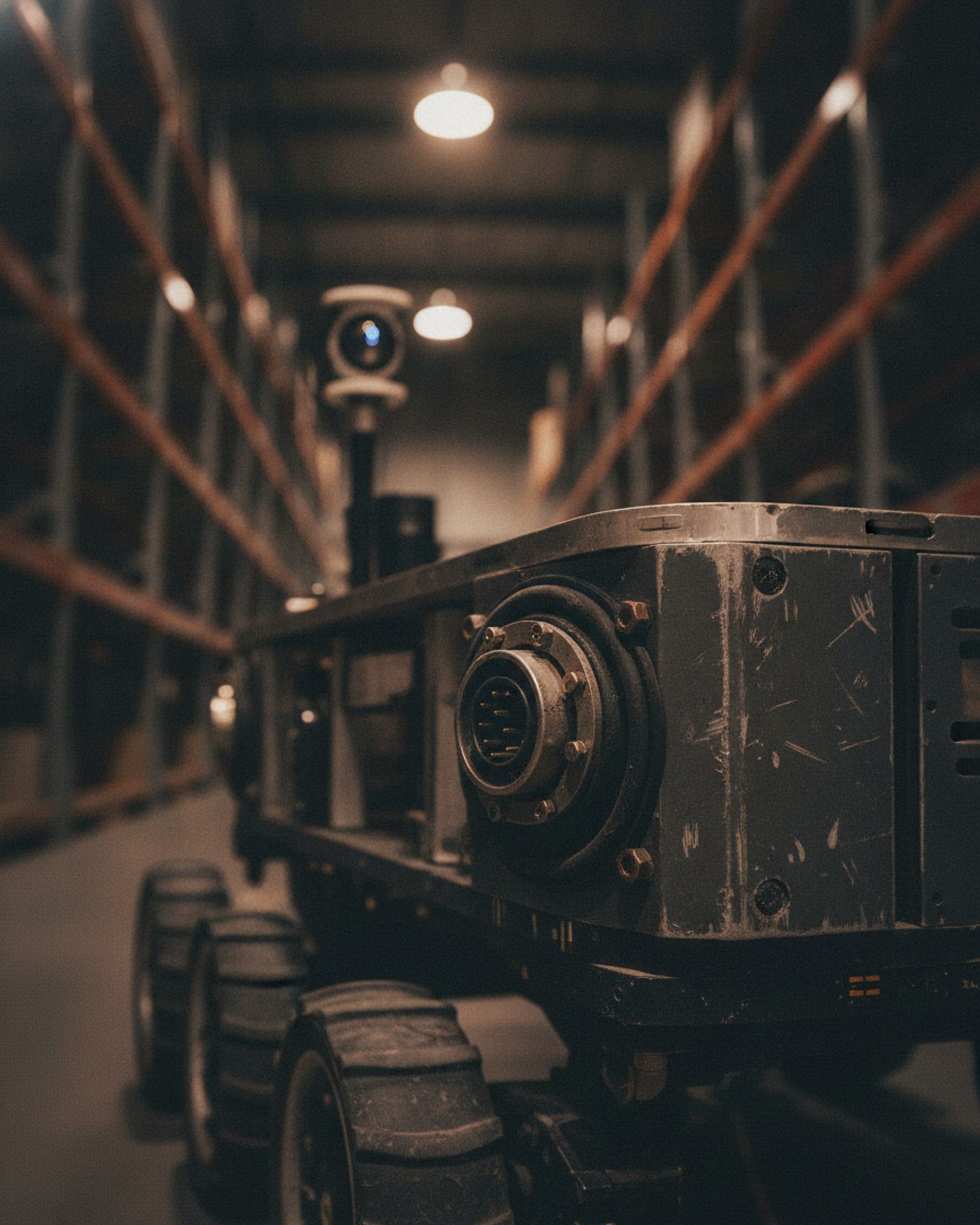 Autonomous Logistics Rover, close detail