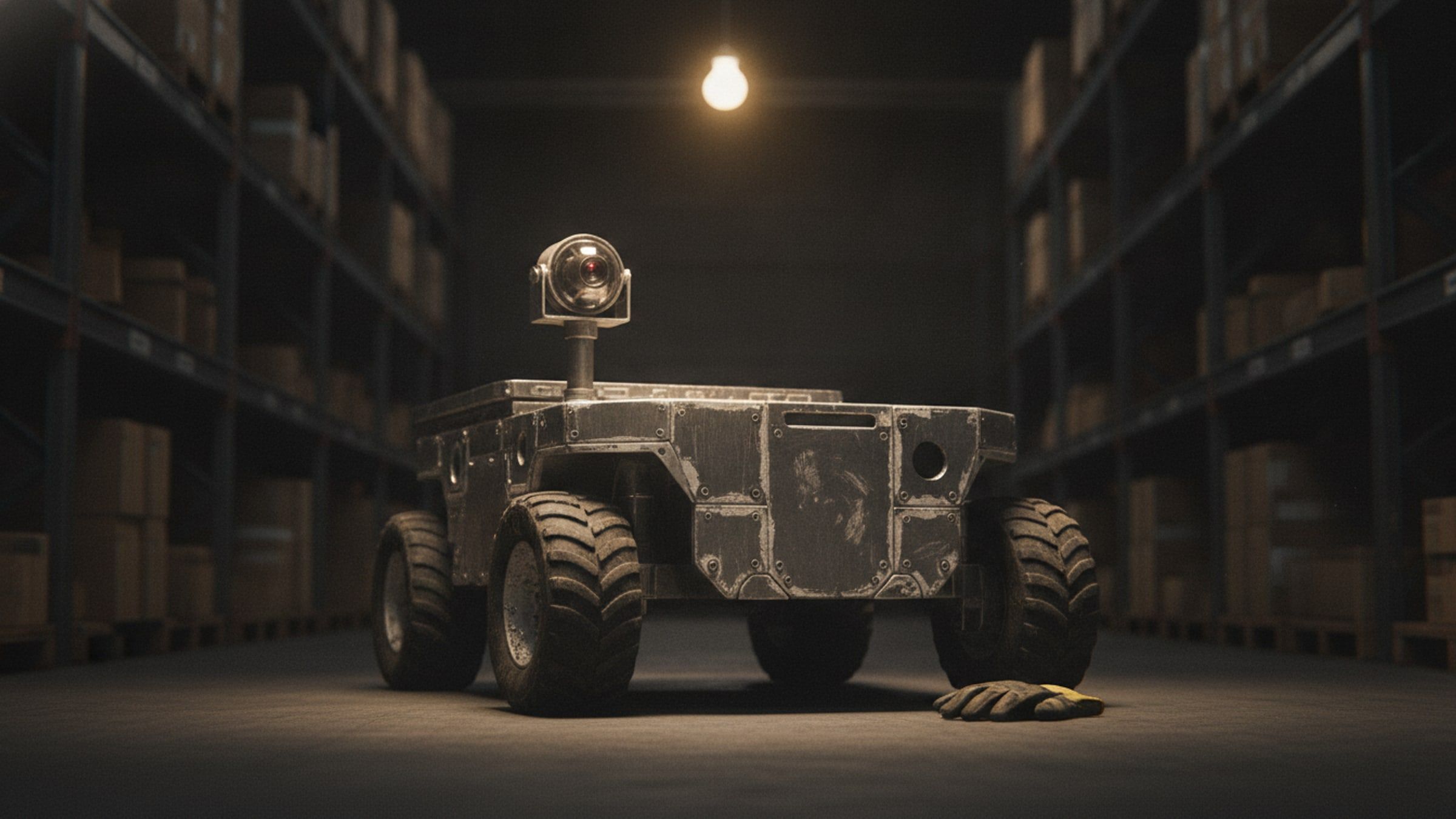 Autonomous Logistics Rover deployed in the field