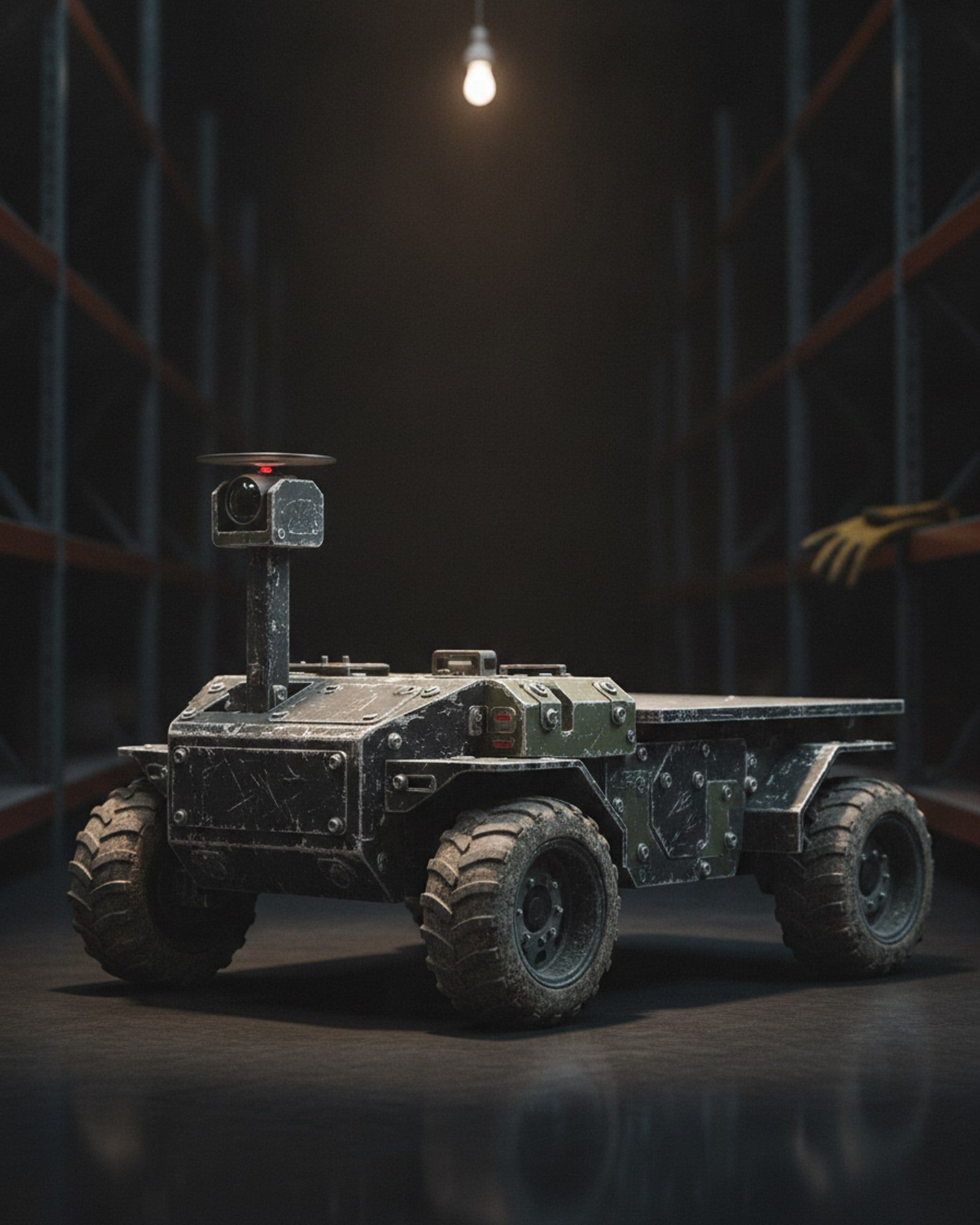 Autonomous Logistics Rover, studio view