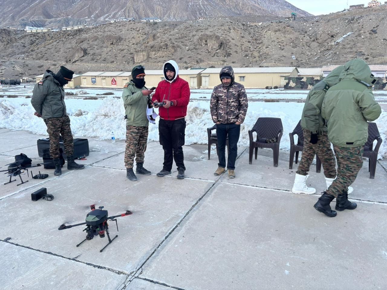 At a high-altitude post with the Army