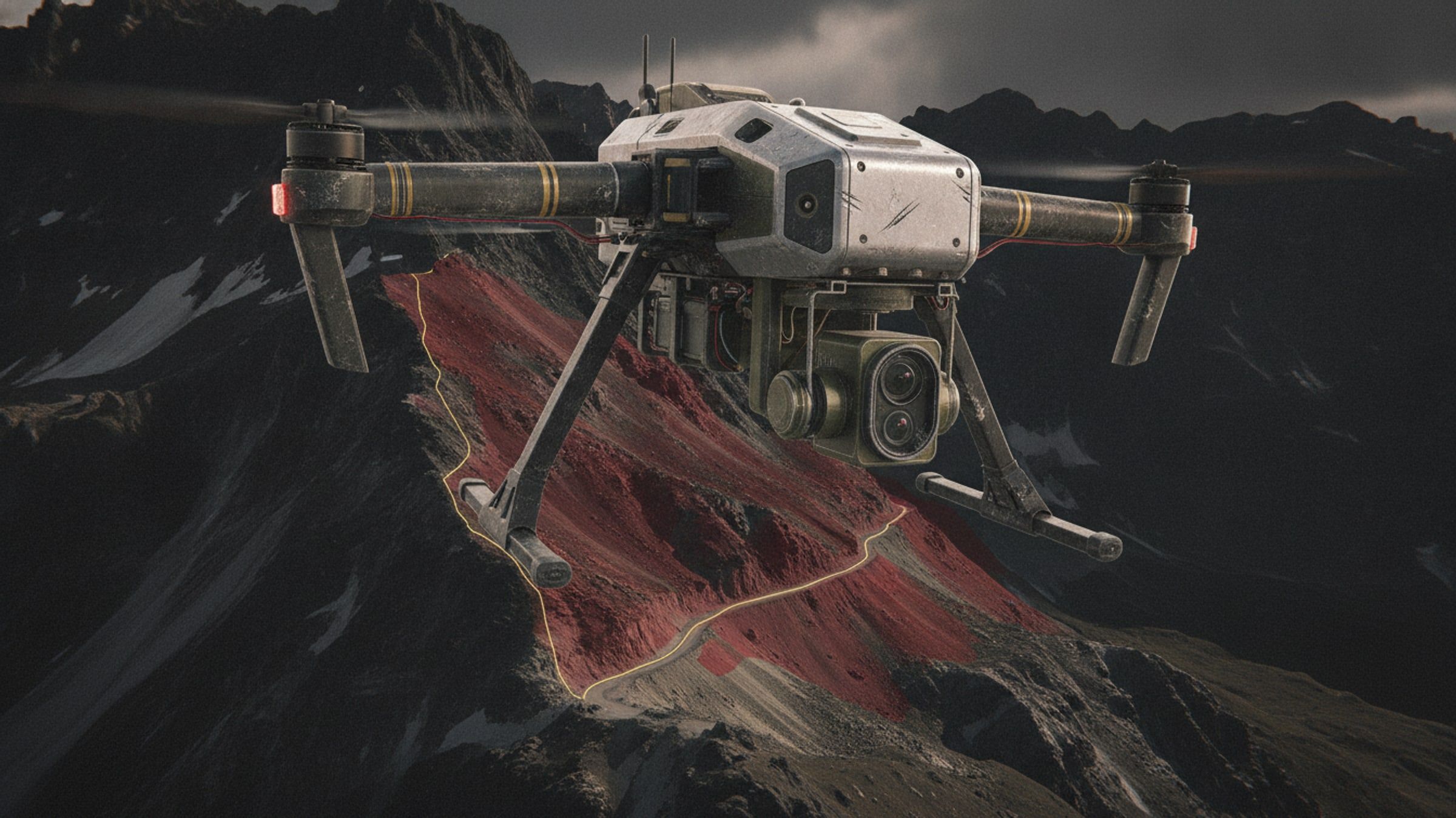 Terrain Hazard Detection: Imagery analysis that flags slopes at risk of failure, for route planning, siting and post